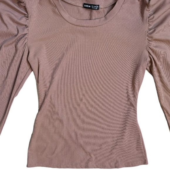 SHEIN puffy long sleeve top women’s shirt size medium - Picture 10 of 16